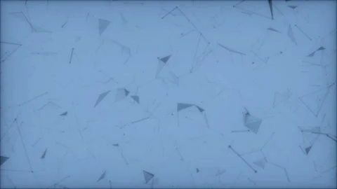 Pieces of black structure scatter in space.3d rendered abstract plexus shapes Stock Footage 97509210