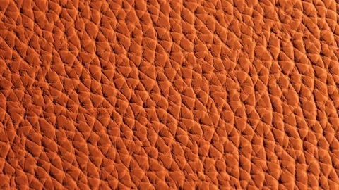 Pieces of  brown leather. Leather texture. Stock Footage 323001273