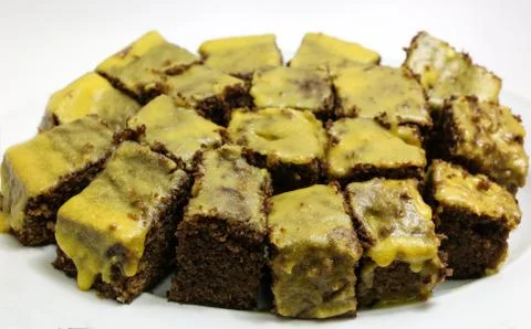 Pieces of cake Stock Photos