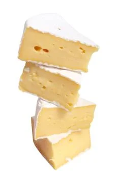 Pieces of cheese Stock Photos