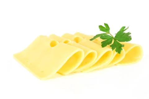 Pieces of cheese Stock Photos