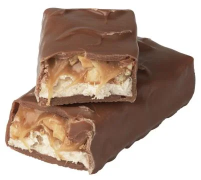 Pieces of chocolate Stock Photos