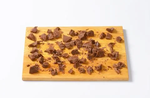Pieces of chocolate Stock Photos