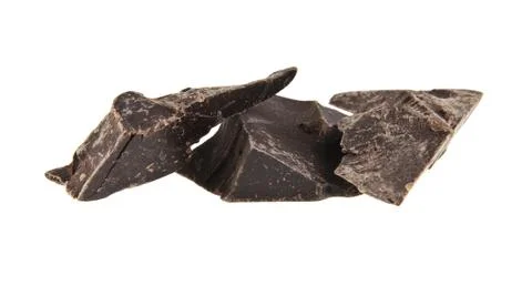 Pieces of chocolate Stock Photos