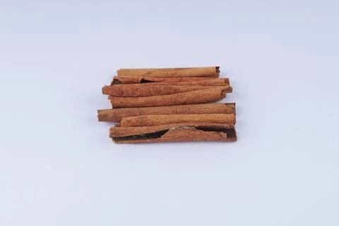 Pieces of cinnamon Stock Photos