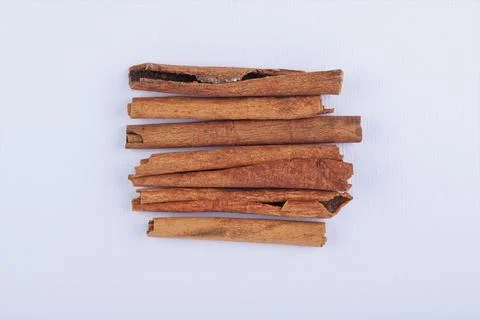 Pieces of cinnamon Stock Photos