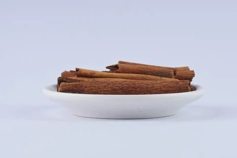 Pieces of cinnamon Stock Photos
