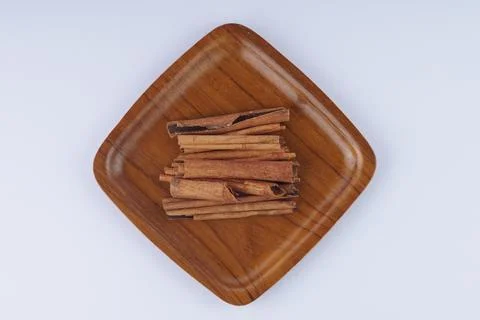 Pieces of cinnamon Stock Photos