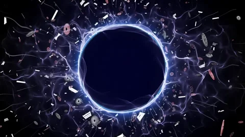 Pieces of Clock Technology Endless Animation, Background, Loop Vídeos de archivo 336543139