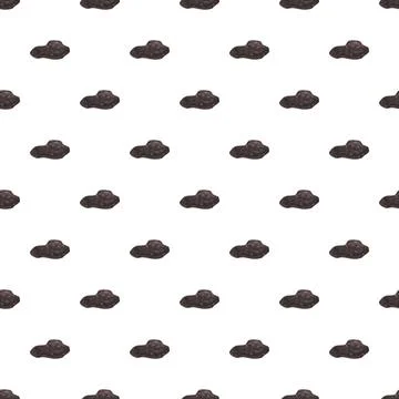Pieces of coal creating a seamless black fuel pattern Stock Illustration