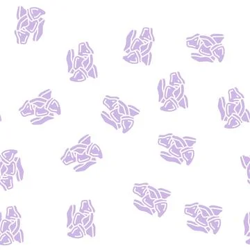Pieces coconut glyph seamless pattern 스톡 일러스트