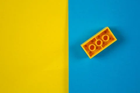 Pieces of constructor Stock Photos