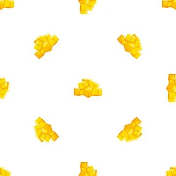 Pieces of fruit pattern seamless vector Illustrazione stock