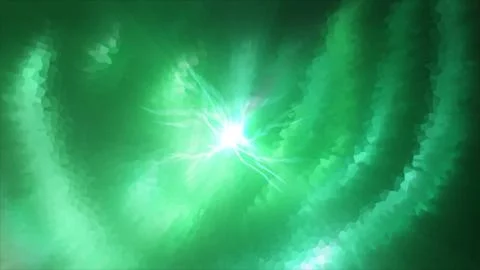 Pieces of light, computer generated abstract bright background with particles Stock Illustration