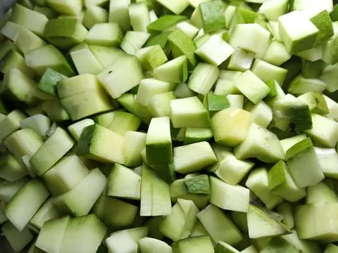 Pieces of mango Stock-Fotos