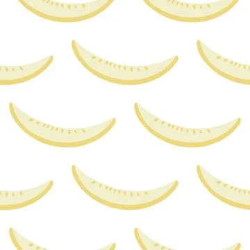 Pieces of melon seamless pattern vector illustration 库存插图