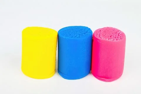 Pieces of plasticine. Stock Photos