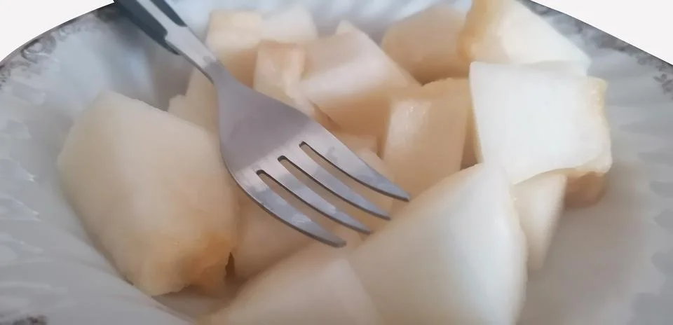Pieces of pumpkin Stock Photos