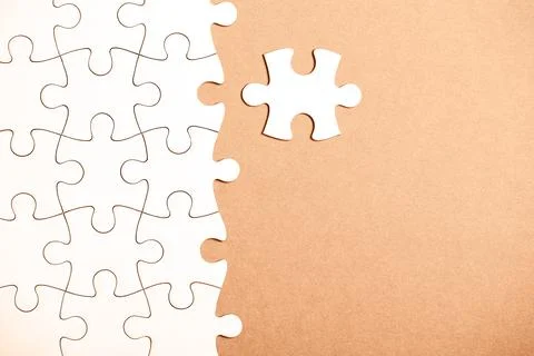 Pieces of puzzle Stock Photos