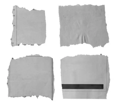 Pieces of torn paper on plain background Stock Photos