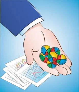 Piechart Medicine 스톡 일러스트