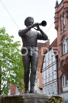 Pied Piper of Hamelin Stock Photos