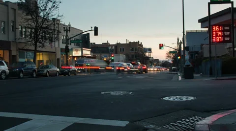 Piedmont ave sunset static 4k Stock Footage 36024760