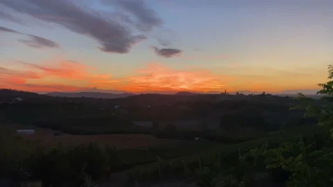 Piemonte at night 2 Stock Footage 209135202