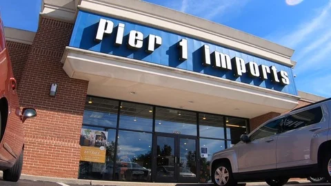 Pier 1 Store Front Stock Footage 116641814