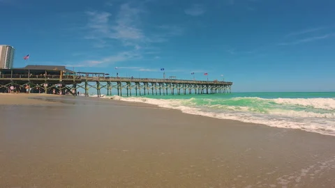 Pier 14 Myrtle Beach Stock Footage 221807114