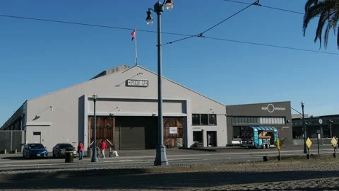 Pier 17 and the Exploratorium San Francisco Stock Footage 168424827