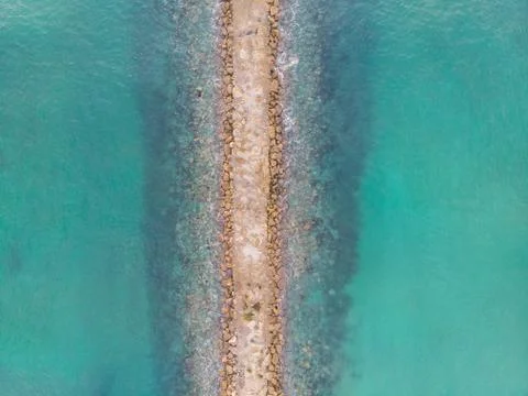 Pier from Above Stock Photos