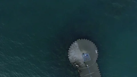 Pier Bird View Stock Footage 78760238