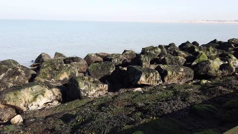 Pier bolders Stock Footage 103959800