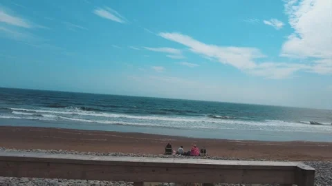 Pier bridge dock going to the sea to the beach 動画素材 314734220