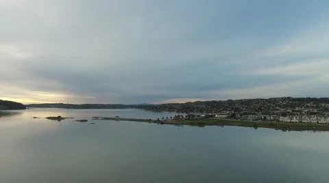 Pier Fly-by Stock Footage 63496782