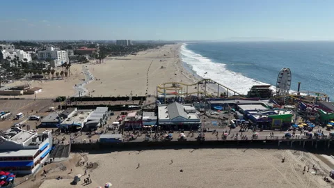 Pier flyover Stock Footage 253759944