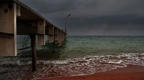 Pier Stock Footage 8827796
