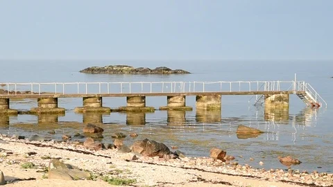 Pier Stock Footage 90245907