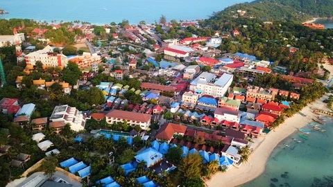 Pier of Haad Rin Stock Footage 86549689