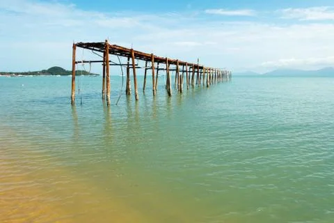 Pier in Ko Samui Stock-Fotos