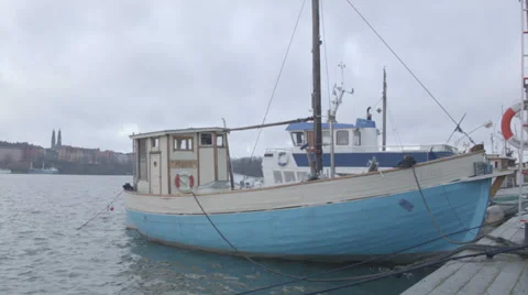 At the pier in Kungsholmen. Stock Footage 33787550