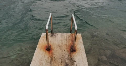 Pier on the lake Stock Footage 165588051