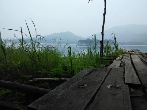 Pier lake 写真素材
