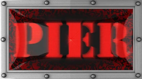 Pier on led Stock-Footage 8747701