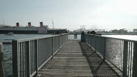 Pier Long Beach 스톡 동영상 100156882