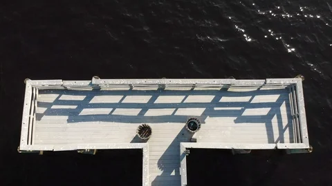 Pier on the ocean in Florida Stock Footage 97911833