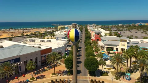 Pier Park Mall Stock Footage 131066097