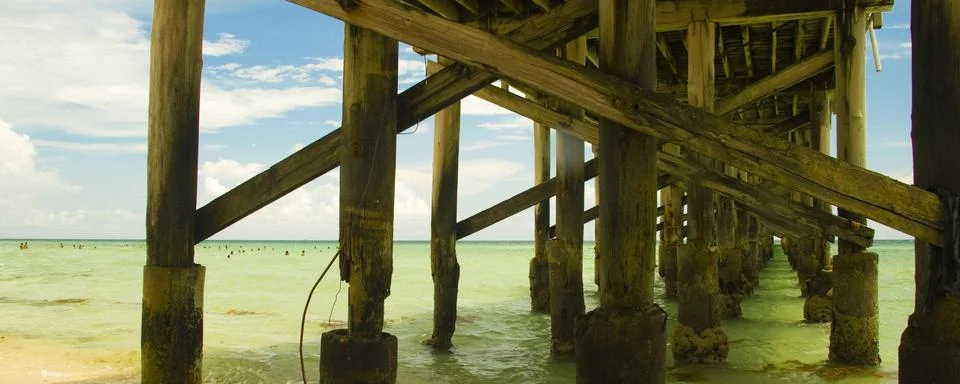 Pier Foto stock