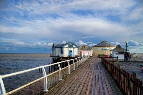 On the pier Stock Photos